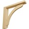 Ekena Millwork 2 1/2"W x 12 3/4"D x 12 1/4"H Reece Shelf Bracket, Alder BKT02X12X12REAL - alternate 1